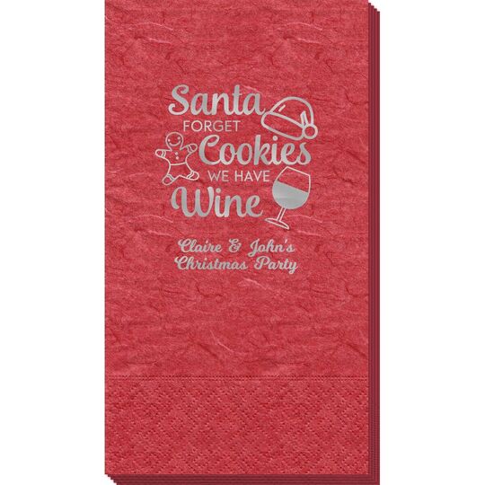 Santa Forget Cookies Bali Guest Towels