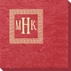 Greek Key Border with Monogram Bali Napkins Image 1 of 2