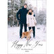 Contemporary New Year Flat Holiday Photo Cards Image 1 of 2
