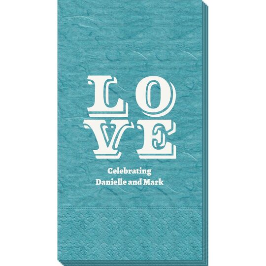 Retro Love Bali Guest Towels