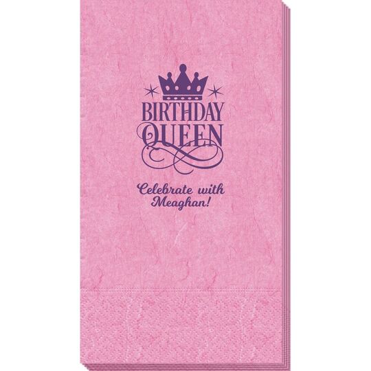 Birthday Queen Bali Guest Towels