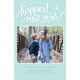 Happiest New Year Flat Holiday Photo Cards Image 1 of 2