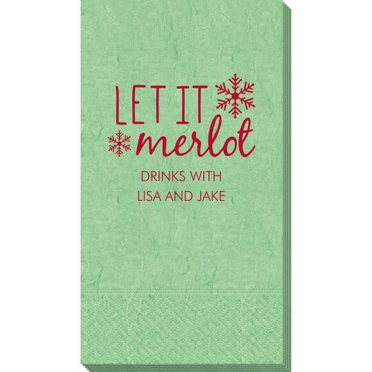 Let It Merlot Bali Guest Towels