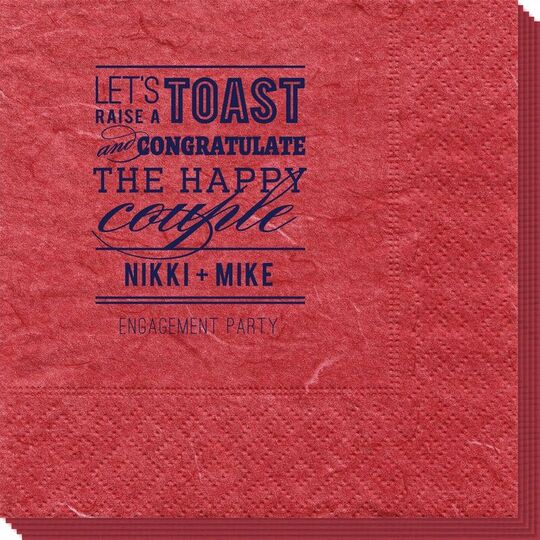 Let's Raise a Toast Bali Napkins