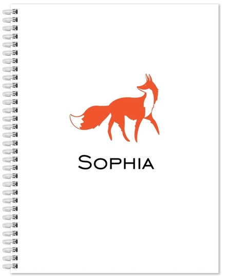 Fox Spiral Notebook