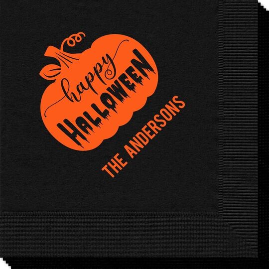 Happy Halloween Pumpkin Napkins