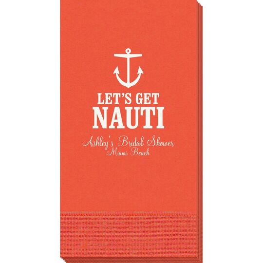 Let's Get Nauti Guest Towels