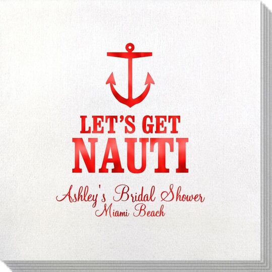 Let's Get Nauti Bamboo Luxe Napkins