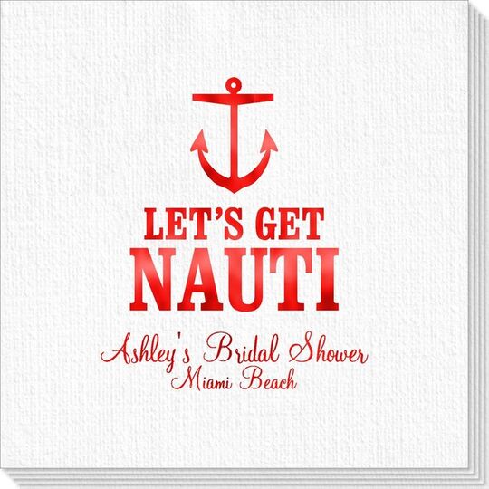 Let's Get Nauti Deville Napkins