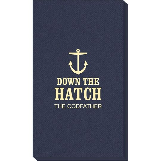 Down The Hatch Linen Like Guest Towels