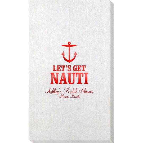 Let's Get Nauti Bamboo Luxe Guest Towels