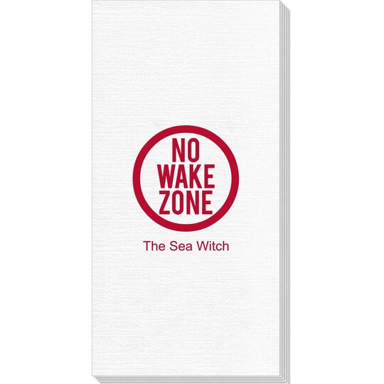 No Wake Zone Deville Guest Towels