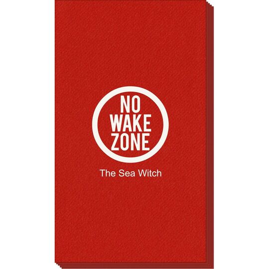 No Wake Zone Linen Like Guest Towels
