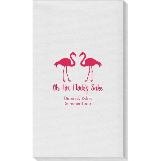 Oh For Flock's Sake Linen Like Guest Towels