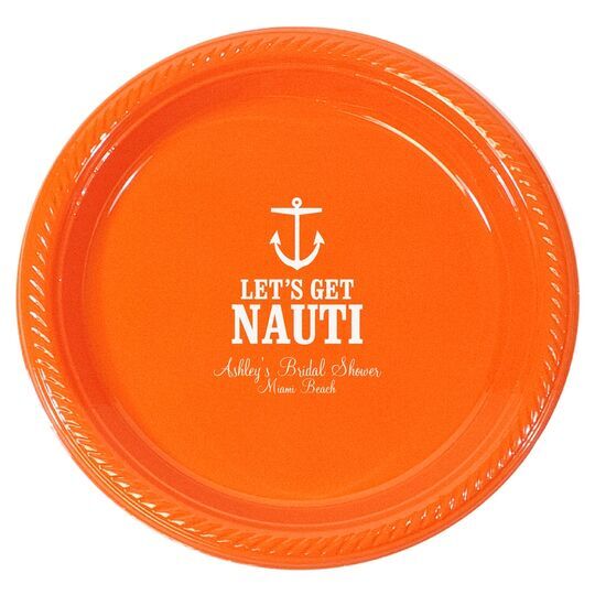 Let's Get Nauti Plastic Plates