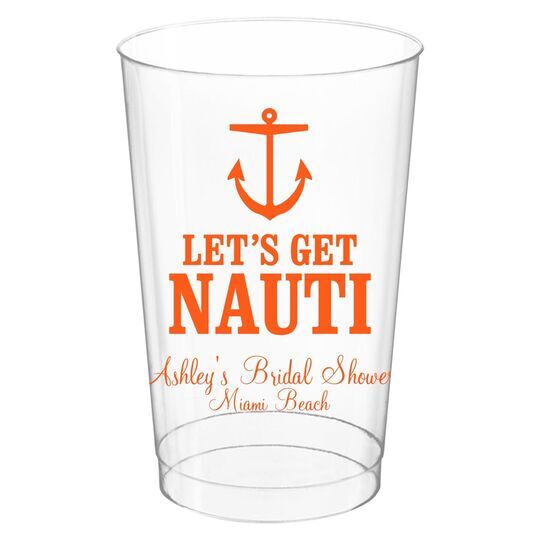 Let's Get Nauti Clear Plastic Cups