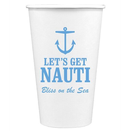 Let's Get Nauti Paper Coffee Cups