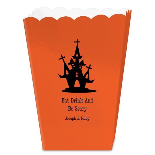 Cemetery House Mini Popcorn Boxes