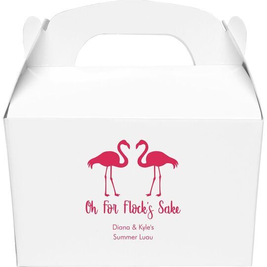 Oh For Flock's Sake Gable Favor Boxes