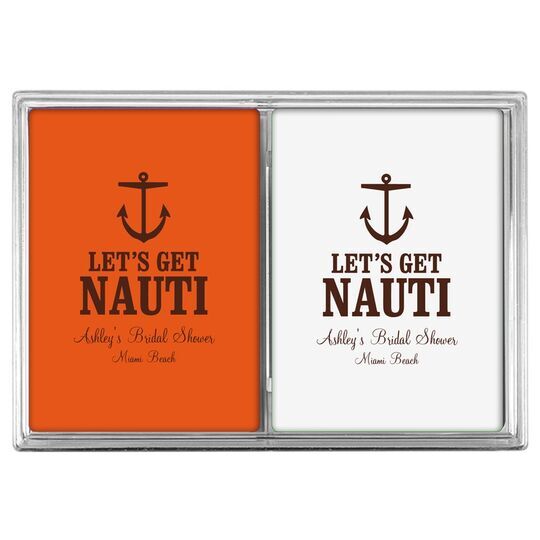 Let's Get Nauti Double Deck Playing Cards