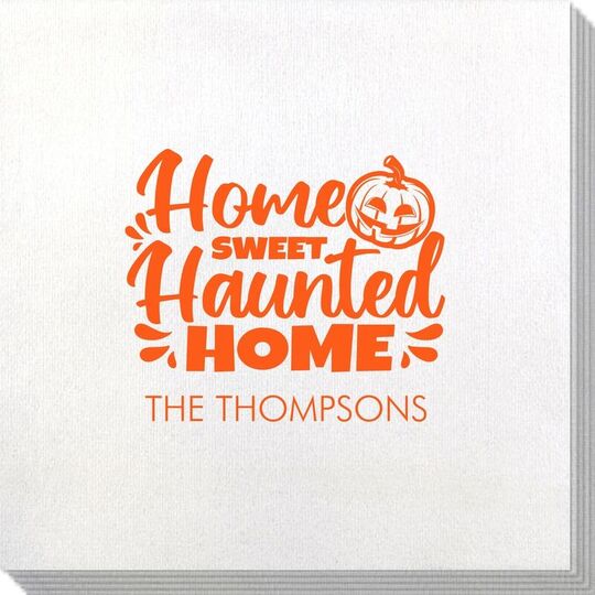 Home Sweet Haunted Home Bamboo Luxe Napkins