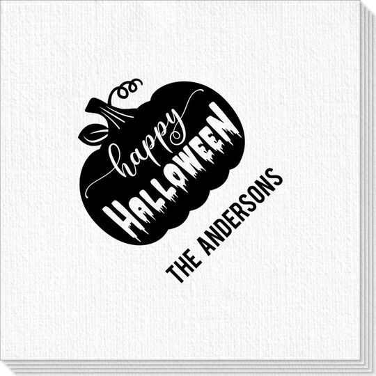 Happy Halloween Pumpkin Deville Napkins