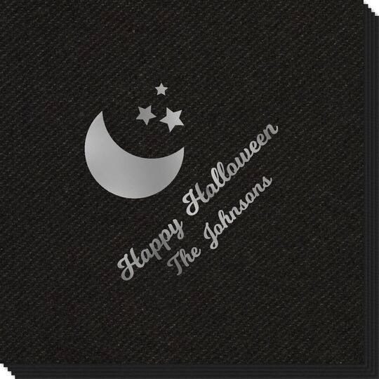 Moon and Stars Linen Like Napkins