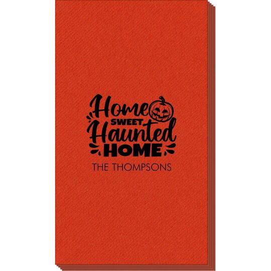 Home Sweet Haunted Home Linen Like Guest Towels