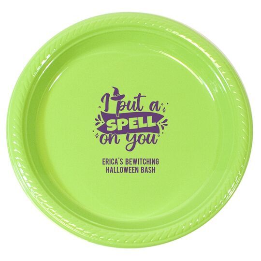 I Put A Spell On You Plastic Plates