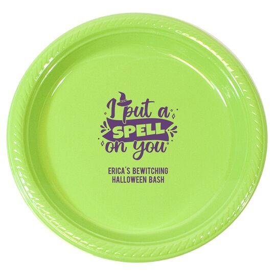 I Put A Spell On You Plastic Plates