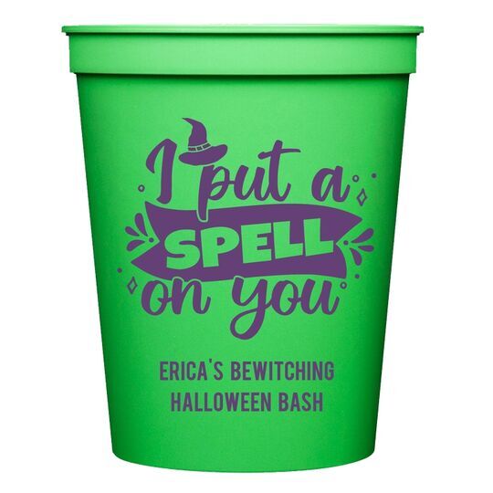 I Put A Spell On You Stadium Cups