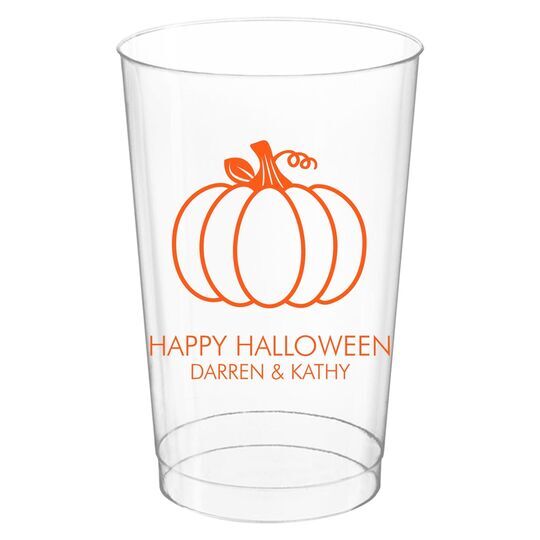 7 oz. Kids' Halloween Reusable BPA-Free Plastic Cups with Lids