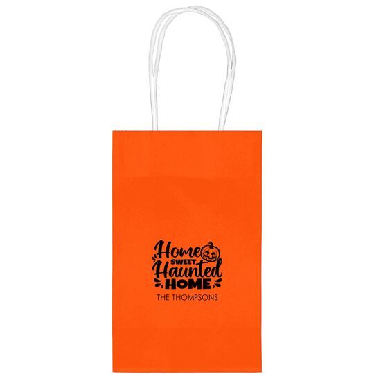Home Sweet Haunted Home Medium Twisted Handled Bags