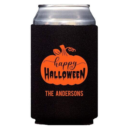 Happy Halloween Pumpkin Collapsible Huggers