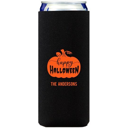 Happy Halloween Pumpkin Collapsible Slim Huggers