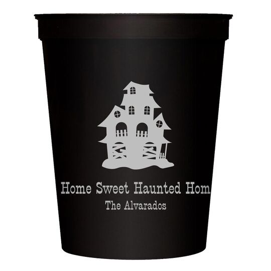 Creepy House Stadium Cups
