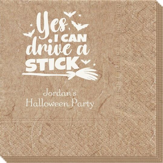 Yes I Can Drive A Stick Bali Napkins