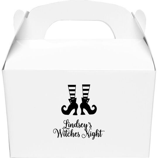 Witches Shoes Gable Favor Boxes