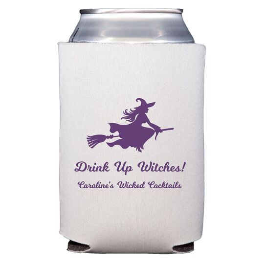 Witch On a Broom Silhouette Collapsible Huggers