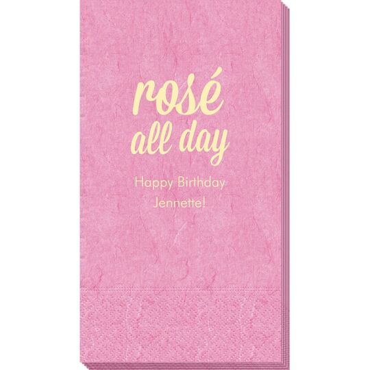 Rosé All Day Bali Guest Towels