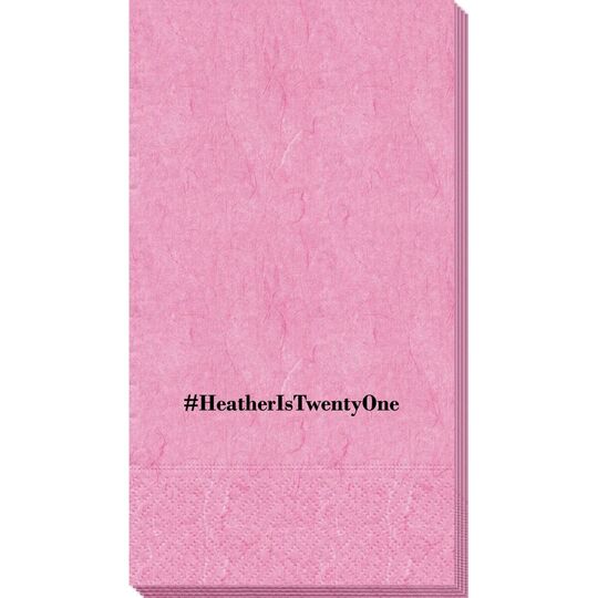 Create Your Hashtag Bali Guest Towels