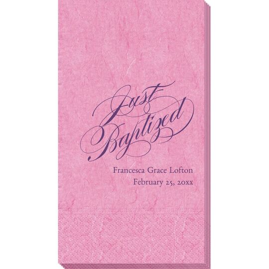 Romantic Just Baptized Bali Guest Towels