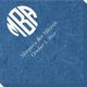 Rounded Monogram with Text Bali Napkins Image 2 of 2