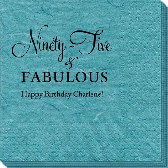 Ninety-Five & Fabulous Bali Napkins