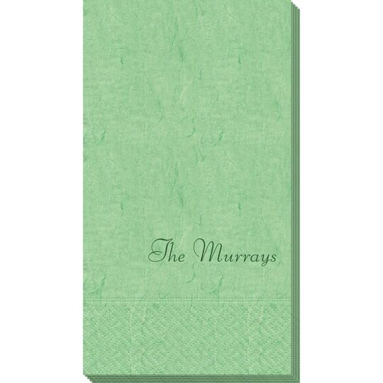 Your Choice of Text Bali Guest Towels