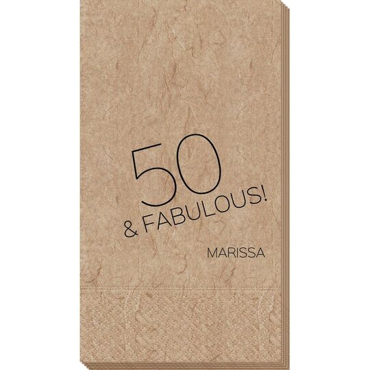 50 & Fabulous Bali Guest Towels