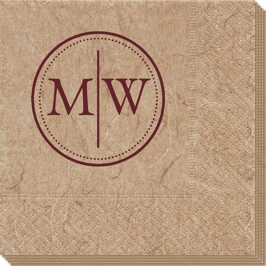 Dotted Circle Duogram Bali Napkins