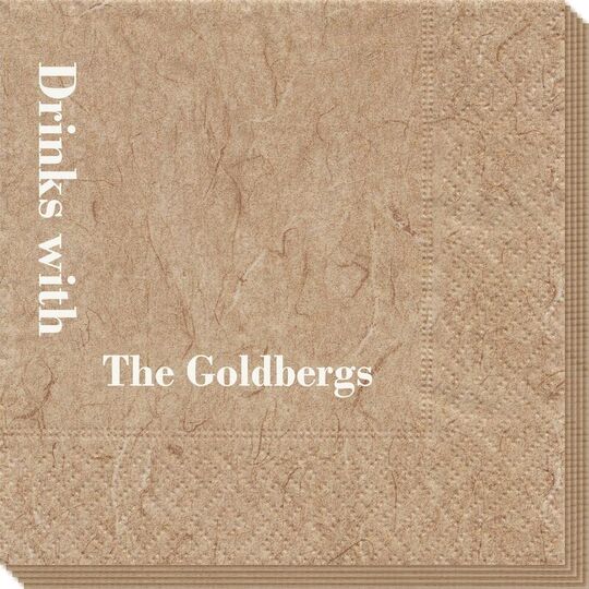 Left Corner Text Bali Napkins