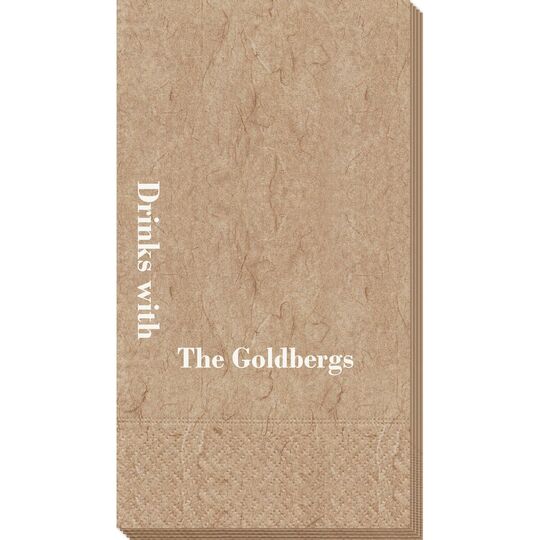 Left Corner Text Bali Guest Towels