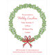 Mistletoe Wreath Invitations Image 1 of 2